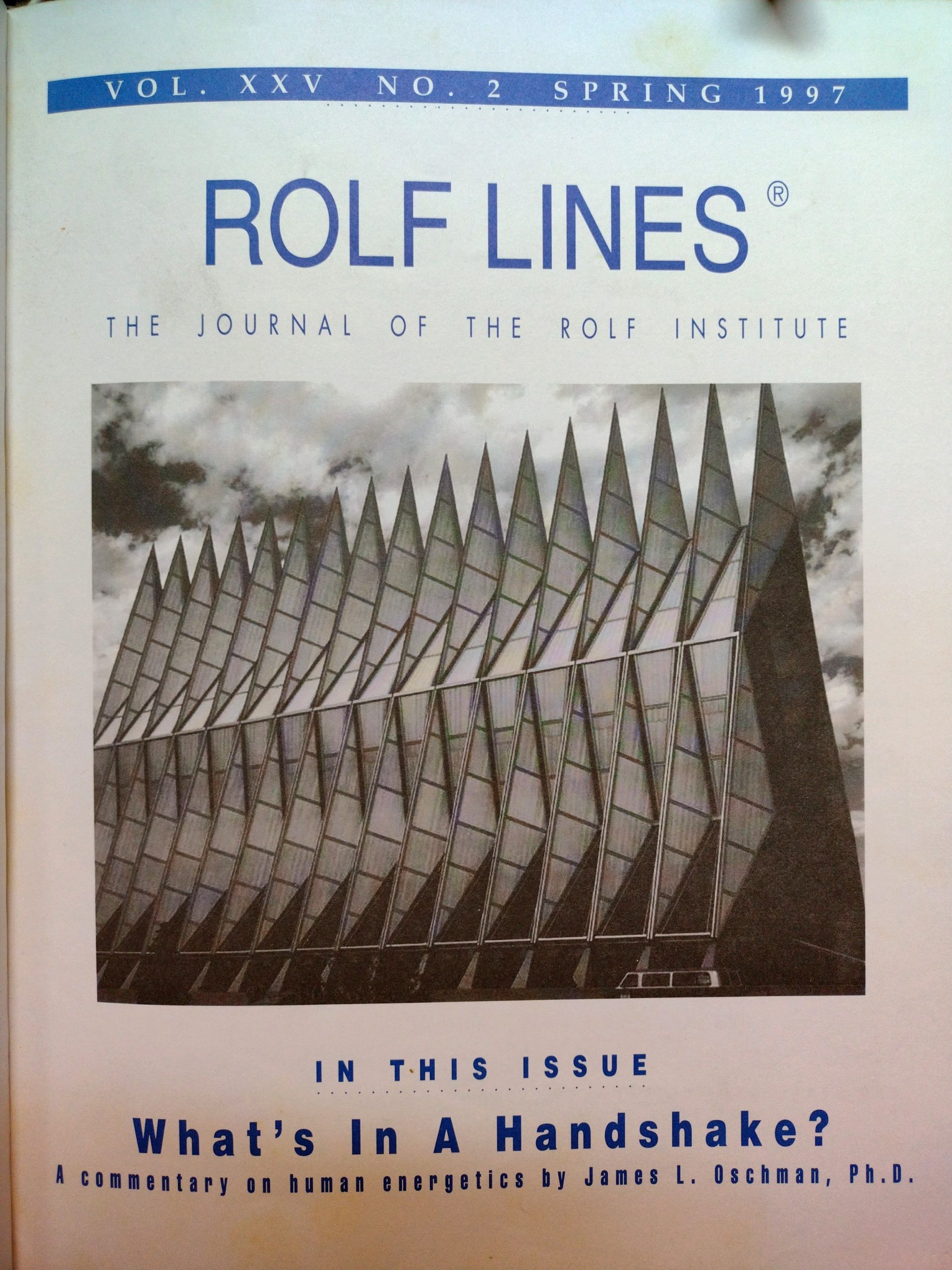 CAPA ROLF LINES APRIL 1997 - VOL 25 - N2
