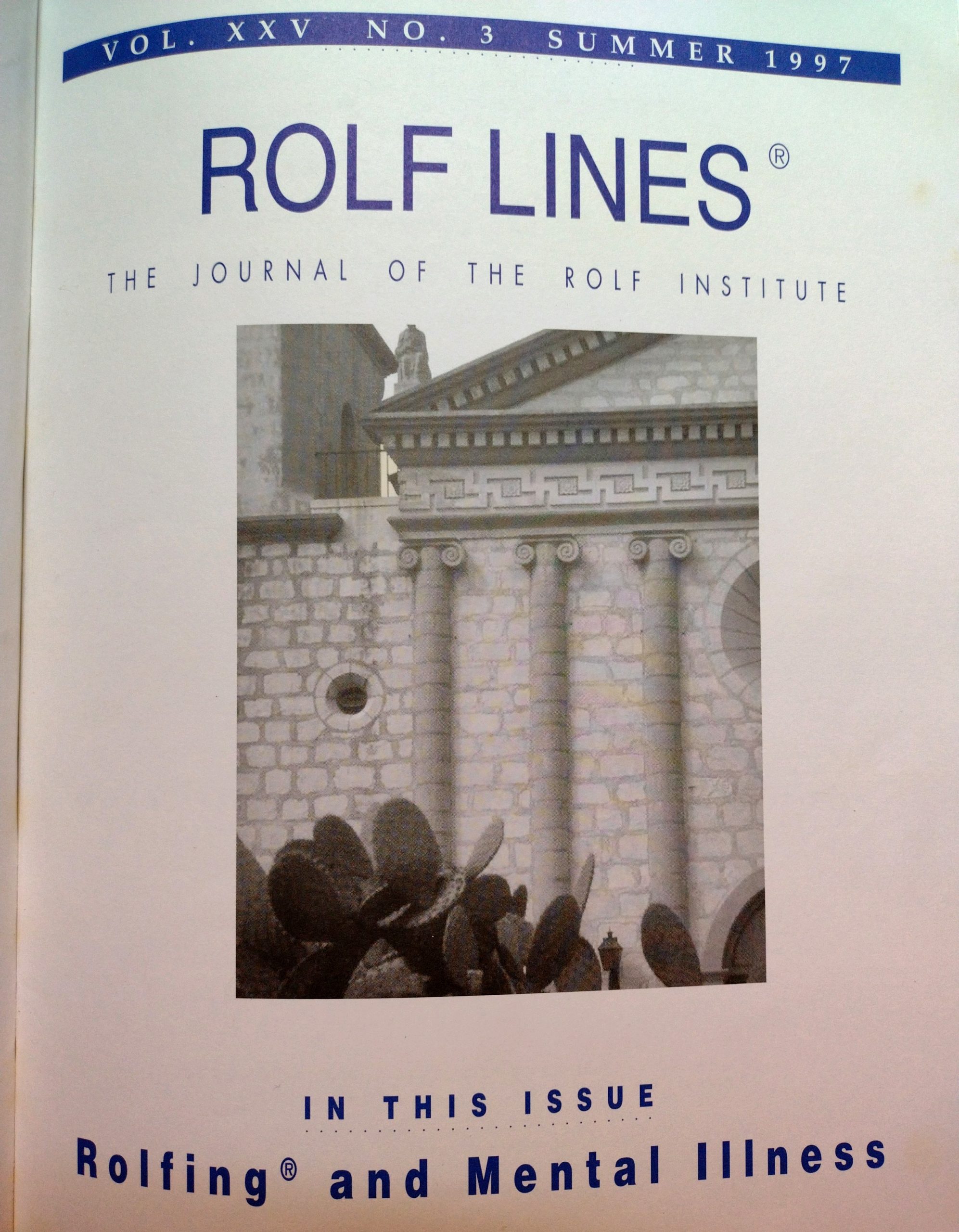 CAPA ROLF LINES SUMMER 1997 - VOL 25 - N3